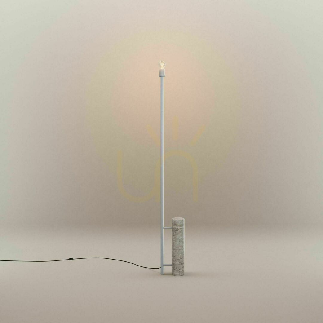 Kilátás Állólámpa s.luce Velo, travertin kő, E27, 187 cm Állólámpa s.luce Velo, travertin kő, E27, 187 cm
