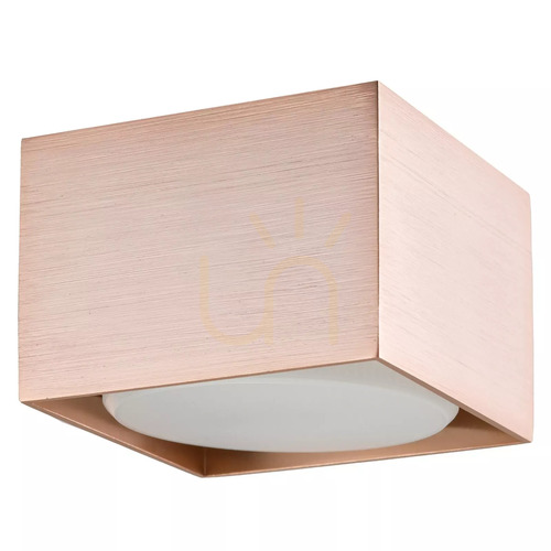 Nézze meg Sigma CUBO METALIK spot lámpa réz 42079 – 1xGX53 max 12W LED, szálcsiszolt alumínium, 8x8x5,5 cm, IP20
