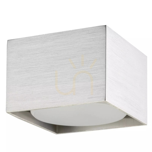 Nézze meg Sigma CUBO METALIK spot lámpa ezüst 42082 – 1xGX53 max 12W LED, szálcsiszolt alumínium, 8x8x5,5 cm, IP20