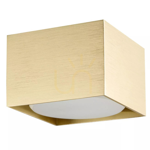 Nézze meg Sigma CUBO METALIK spot lámpa arany 42083 – 1xGX53 max 12W LED, szálcsiszolt alumínium, 8x8x5,5 cm, IP20