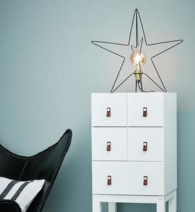 Asztali lámpa Markslöjd ASTERIX 704425 fekete fém E27 48 cm small 1
