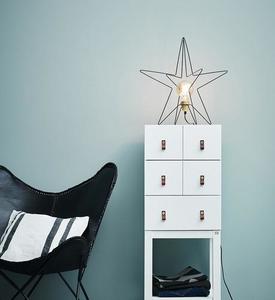 Asztali lámpa Markslöjd ASTERIX 704425 fekete fém E27 48 cm small 0