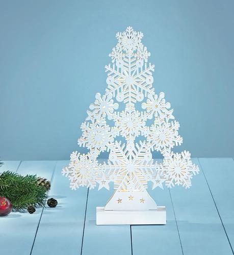 Jelölje be Asztaldísz Markslojd PRINCE 703881 fehér fa 39 cm