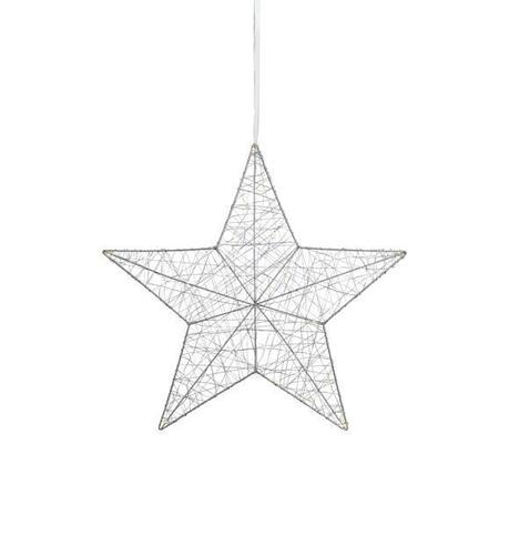 Jelölje be Csillag dekoráció Markslojd Arthur ezüst fém 50 cm LED 703436