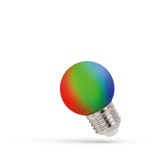 Jelölje be Led golyó E27 230 V 1 W Rgb Spektrum