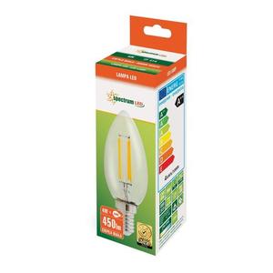 Led gyertya E14 230 V 4 W Cog Ww Clear Spectrum small 2