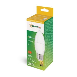 Vezetett gyertya E27 230 V 6 W Nw Spektrum small 1