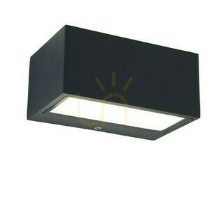 Lutec GEMINI 5189102118 kültéri fali lámpa LED 10,5W 4000K 700lm antracit IP54, fel-le világító small 0