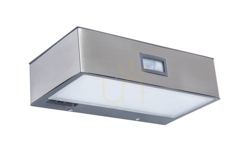 Jelölje be Kültéri fali lámpa Lutec BRICK 6908501308 LED mozgásérzékelős ezüst