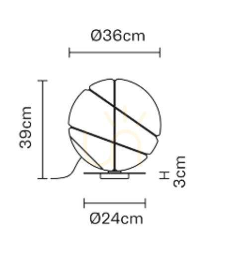 Előnézet Fabbian Armilla F50 13W asztali lámpa - fehér és ezüst - F50 B03 01 Fabbian Armilla F50 13W asztali lámpa - fehér és ezüst - F50 B03 01