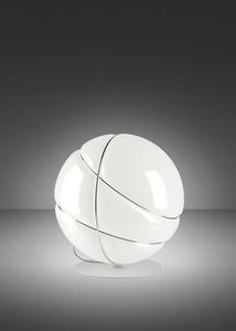 Fabbian Armilla F50 13W asztali lámpa - fehér és ezüst - F50 B03 01 0 Fabbian Armilla F50 13W asztali lámpa - fehér és ezüst - F50 B03 01 small 0