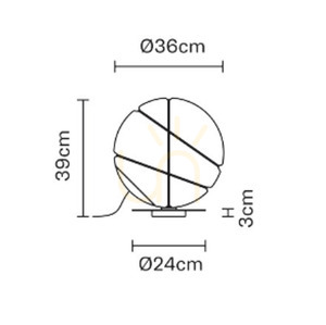 Fabbian Armilla F50 13W asztali lámpa - Króm - F50 B03 15 small 2