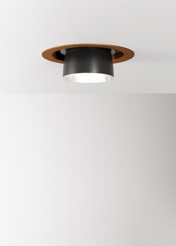 Jelölje be Fabbian Claque F43 20W süllyesztett lámpa - bronz - F43 F01 76