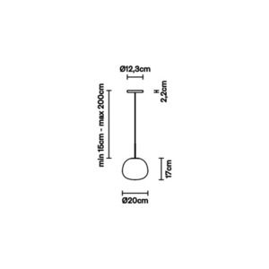 Fabbian Lumi Ø20 függőlámpa - F07 A05 01 2 Fabbian Lumi Ø20 függőlámpa - F07 A05 01 small 2