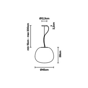 Függesztett lámpa Fabbian Lumi F07 45cm - F07 A03 01 4 Függesztett lámpa Fabbian Lumi F07 45cm - F07 A03 01 small 4