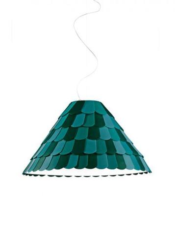 Jelölje be Függesztett lámpa Fabbian Roofer F12 76cm - Zöld - F12 A03 43