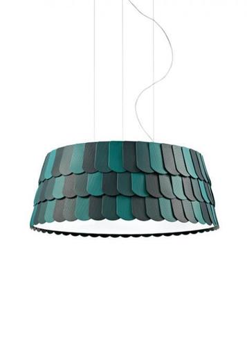 Jelölje be Függesztett lámpa Fabbian Roofer F12 79cm - Zöld - F12 A07 43