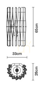 Fali lámpa Fabbian Stick F23 - F23 D02 69 small 3