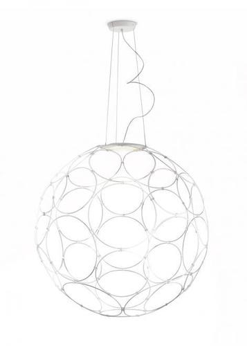 Jelölje be Függesztett lámpa Fabbian Giro F30 85cm - Fehér - F30 A03 01