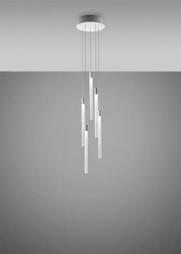 Jelölje be Függesztett lámpa Fabbian Multispot F32 24cm - 5 - Króm - F32 A02 00