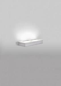Fali lámpa Fabbian Quarter F38 5W 23,5x10cm - Fehér - F38 G01 01 small 0