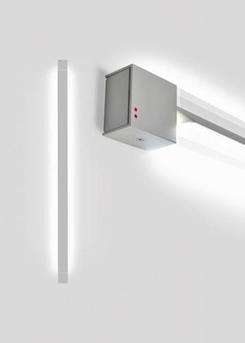 Jelölje be Fali lámpa Fabbian Pivot F39 46W 3000K - Világosszürke - F39 G03 75