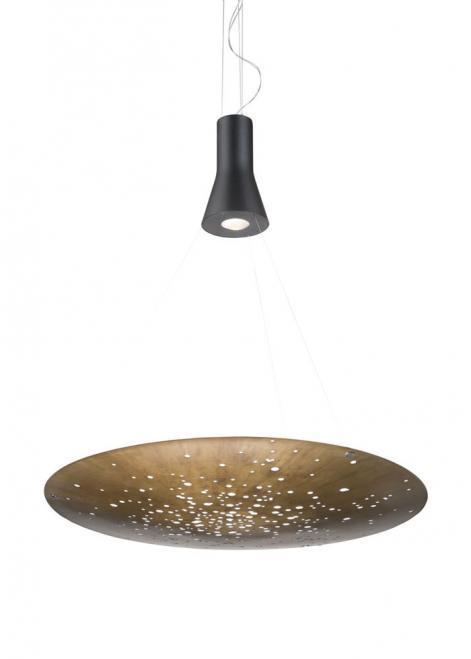 Kilátás Fabbian Lens F46 24W 90cm függőlámpa - Bronz - F46 A03 76 Fabbian Lens F46 24W 90cm függőlámpa - Bronz - F46 A03 76