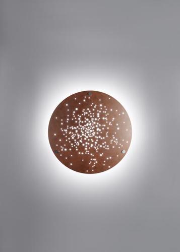 Jelölje be Fali lámpa Fabbian Lens F46 45W 60cm - Rozsda - F46 G01 56