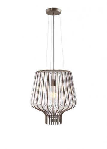 Jelölje be Függesztett lámpa Fabbian Saya F47 22W 40cm - Barna és átlátszó - F47 A09 00