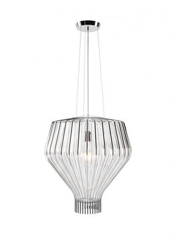 Jelölje be Függesztett lámpa Fabbian Saya F47 22W 48cm - Króm és átlátszó - F47 A15 00