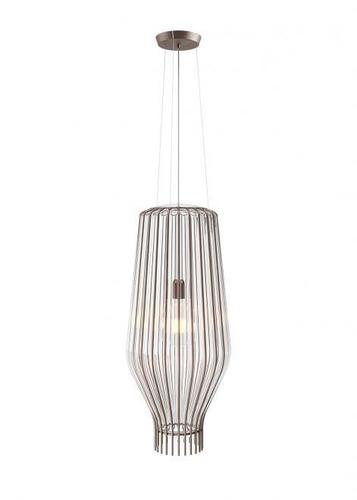 Jelölje be Függesztett lámpa Fabbian Saya F47 22W 31cm - Átlátszó és füstös - F47 A17 00