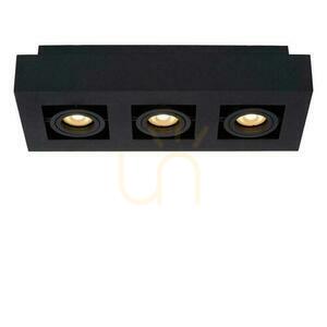 Lucide Xirax fekete LED mennyezeti lámpa 3x GU10 36 cm 09119/16/30 small 3