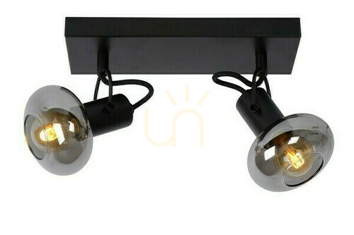 Jelölje be Spotlámpa Lucide MADEE fekete 2xE14 LED mennyezeti lámpa 17993/02/30