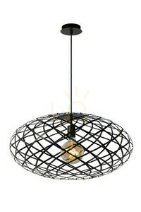 Függőlámpa Lucide Wolfram fekete fém 65 cm 21417/65/30 small 0