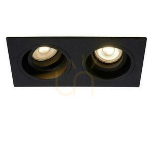 Mennyezeti spotlámpa Lucide EMBED fekete 2xGU10 LED dimmelhető 22959/02/30 small 3