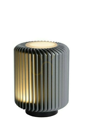 Jelölje be Lucide TURBIN szürke LED asztali lámpa 5W 400lm 3000K 26500/05/36