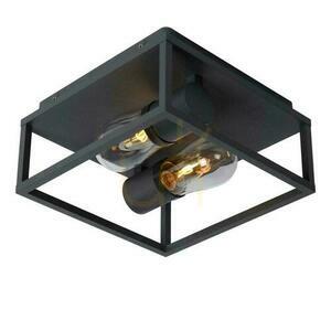 Plafon Lucide CARLYN fekete alumínium 2xE14 IP54 25 cm 27100/02/30 small 4