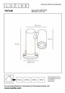 Lucide TATUM kerti spotlámpa antracit LED 5 W IP65 3000 K 27893/05/29 small 6