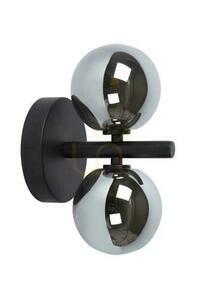 Lucide TYCHO fekete retro LED fali lámpa 2x G9 22 cm 45274/02/30 small 1