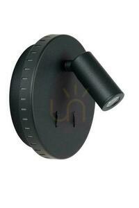 Lucide BENTJER fekete LED fali lámpa 9W 14 cm 3000K 79201/09/30 small 1