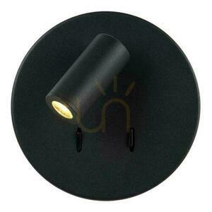 Lucide BENTJER fekete LED fali lámpa 9W 14 cm 3000K 79201/09/30 small 4