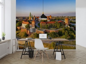 Falikép Krakkó Walel Légifelvétel Késő Tavasszal small 1