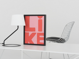 Asztali lámpa SHADE TABLE - fehér, fekete ernyő small 1