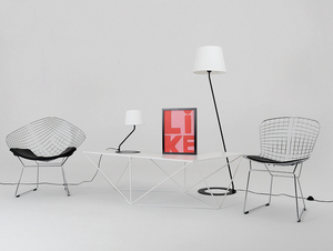 Asztali lámpa SHADE TABLE - fehér, fekete ernyő small 2