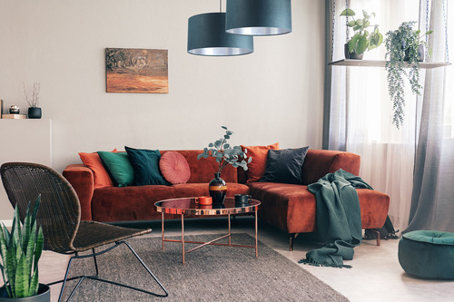 Jelölje be Bőr függő lámpa, bársony szövet, ezüst E27 60W