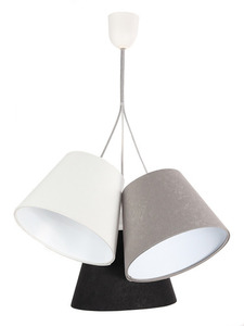Tripla asztali lámpa BUCKET E27 60W fehér / szürke / fekete small 0