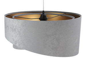 Szürke függő lámpa Elegance 60W E27 aszimmetrikus arany velúr 3 Szürke függő lámpa Elegance 60W E27 aszimmetrikus arany velúr small 3