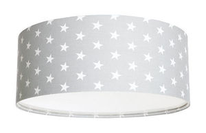 Luminance szürke, csillagmintás mennyezeti lámpa gyerekszobába, E27, 60 W-os LED small 0