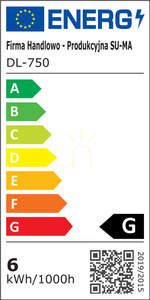 Kültéri állólámpa SU-MA Delta 75 cm sötétszürke LED 6W DL-750 small 5
