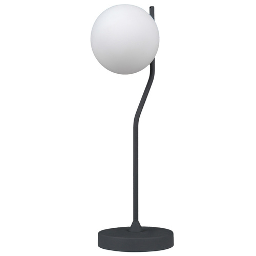 Jelölje be Asztali lámpa Italux Carimi fekete acél üveg 60 cm TB-3300-1-BK